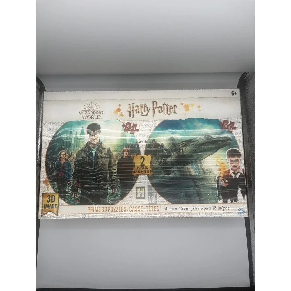 Harry Potter Wizarding World Prime 3D Puzzles 2-Pack 500 Pieces‎ Each New